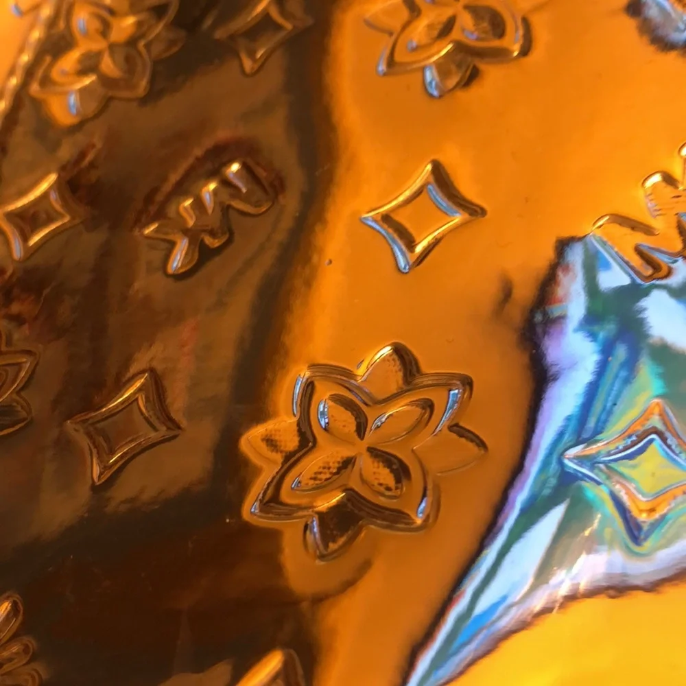 Like new Michael Kors shiny silver tote - Picture 4 of 6